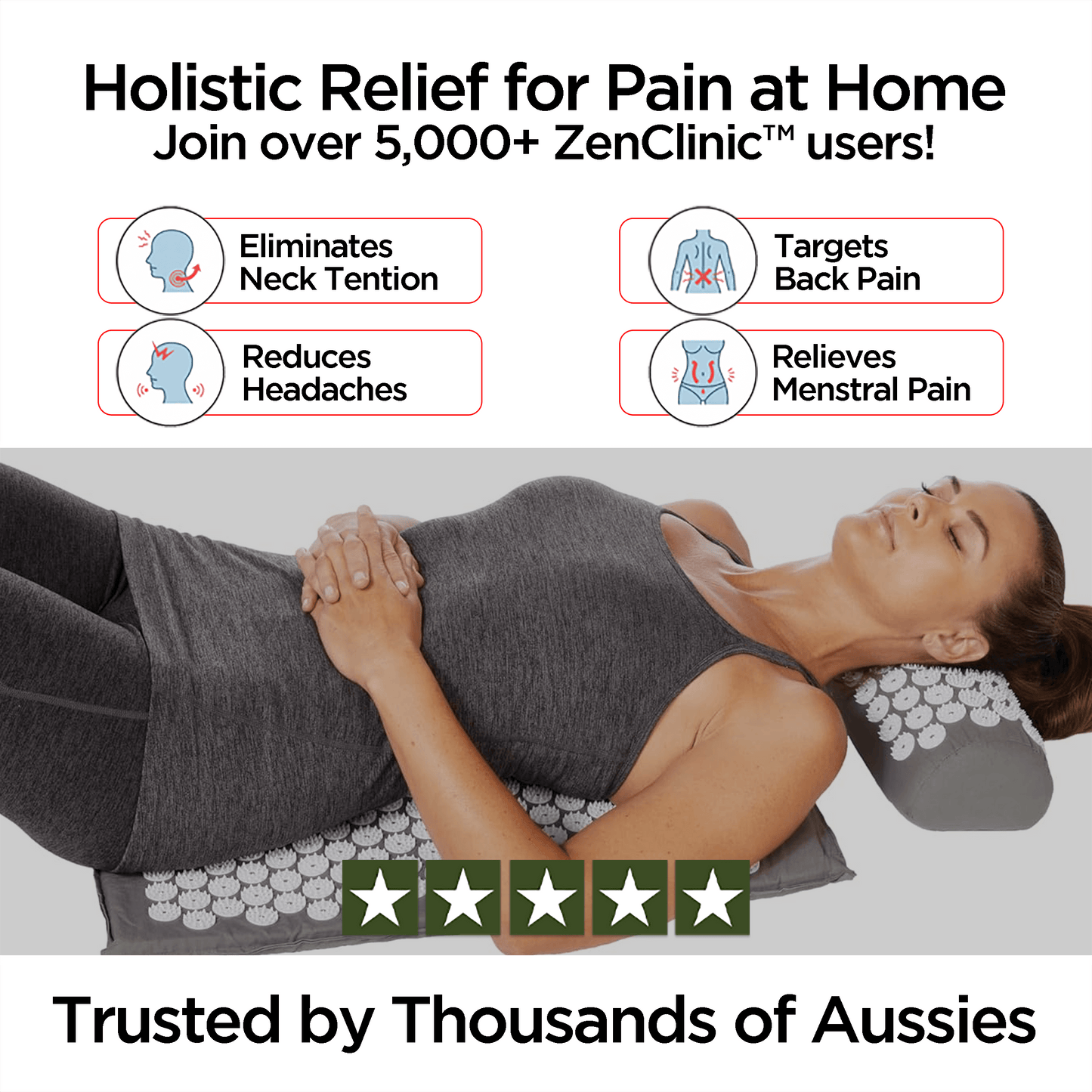 ZenClinic™ Premium Acupressure Mat